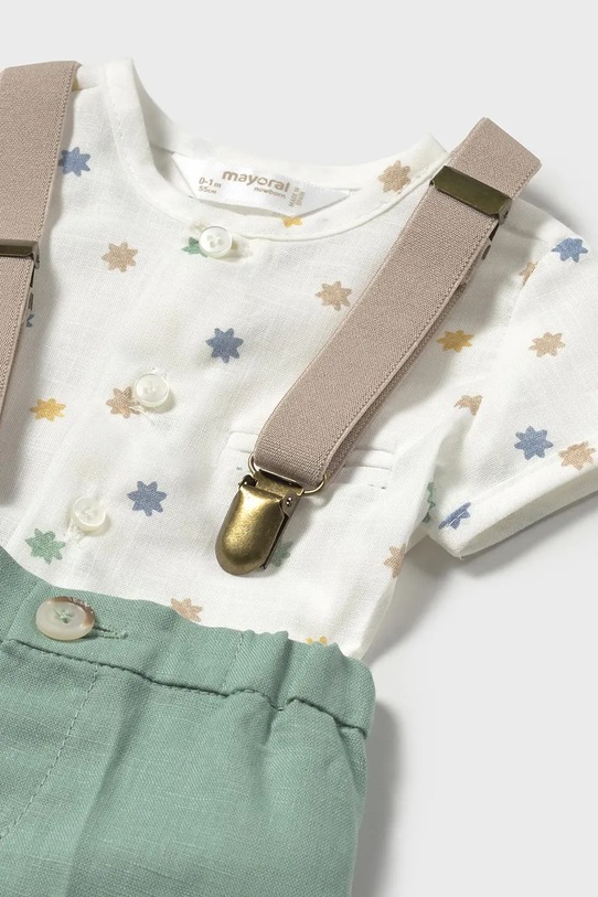 Dečki Otroški bombažni komplet Mayoral Newborn 1215.1K.Newborn.PPYH zelena