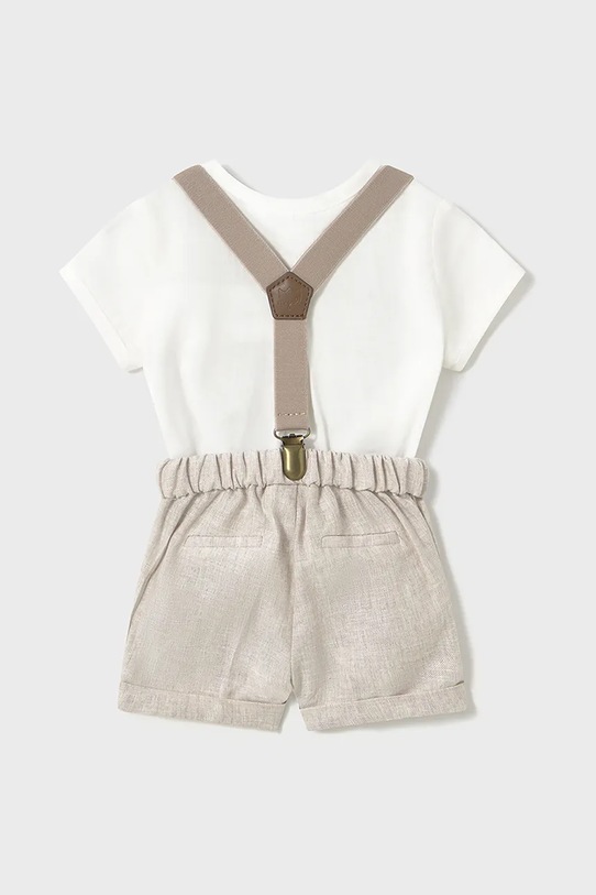 Pamučni komplet za bebe Mayoral Newborn 1215.1K.Newborn.PPYH bež SS25