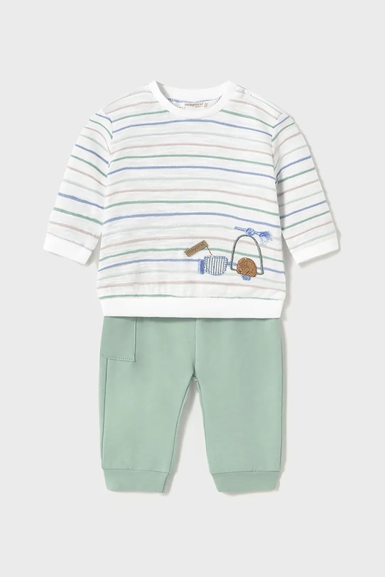 Mayoral Newborn set trening bumbac pentru copii 1612.1H.Newborn.PPYH turcoaz SS25