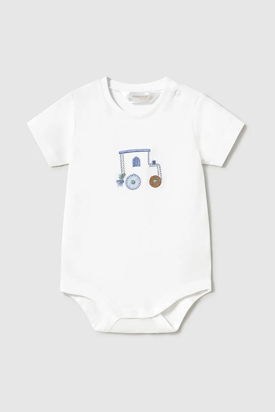 Mayoral Newborn dres niemowlęcy 1803.1R.Newborn.PPYH turkusowy SS25