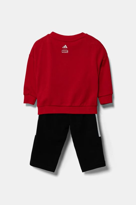 Tepláková súprava pre bábätká adidas MRVL JF3630 červená SS25