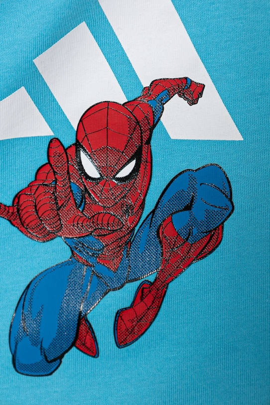 Хлопчик Дитячий бавовняний комплект adidas MRVL JC6259 блакитний