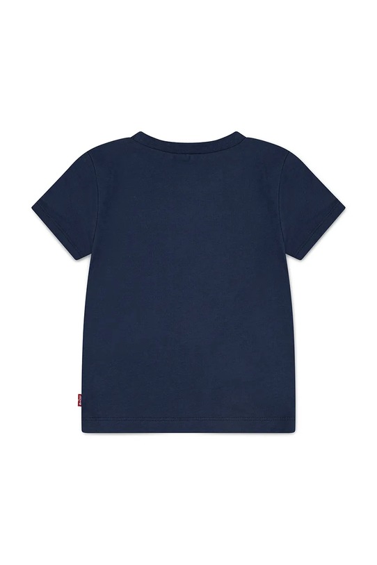 Levi's t-shirt bawełniany niemowlęcy COASTAL CRITTERS LOGO TEE 6EM319 granatowy SS25