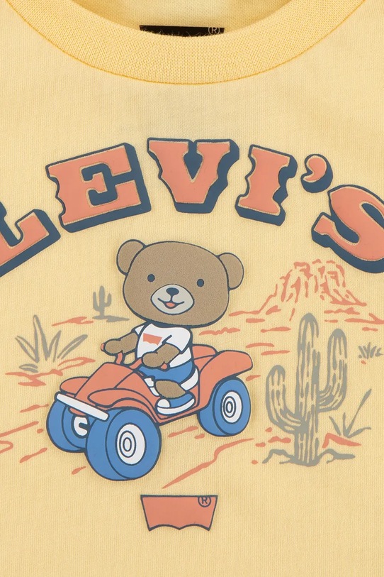 Fiú Levi's baba szett LEVI FOUR WHEELER DENIM SE 6EM342 sárga