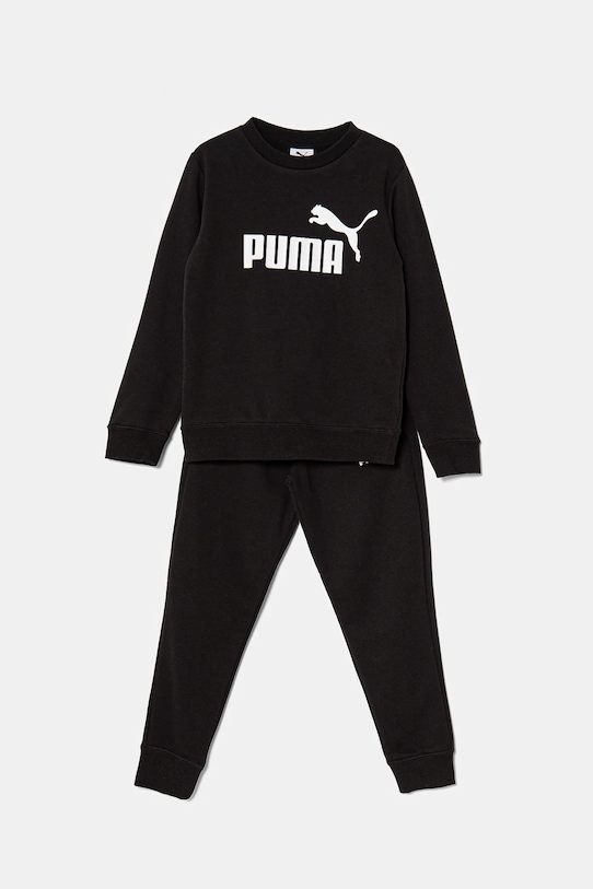 Dětská tepláková souprava Puma ESS No.1 Logo Crew Sweat Suit TR pletenina černá 686296
