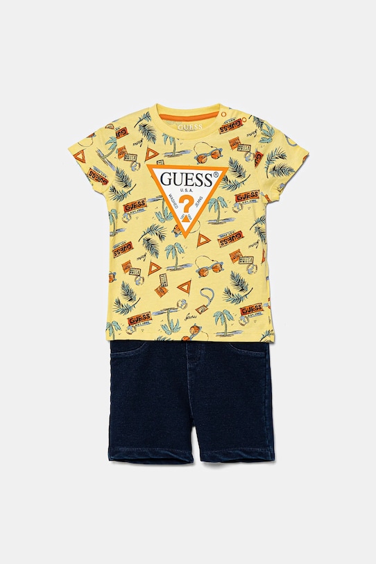Guess compleu bebe tricotaj galben I5GG00.K8HM4.PPYA
