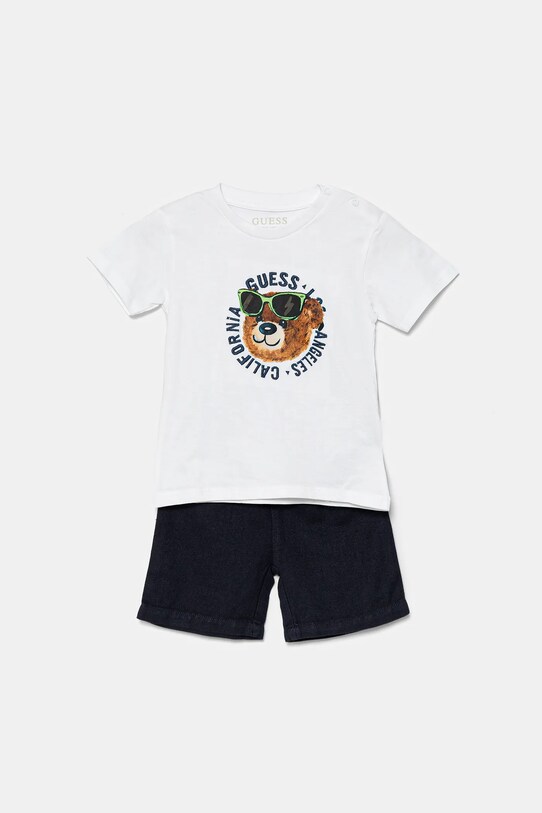 Guess baba szett lenvászon keverékkel szövet fehér I5GG09.K5M20.PPYA