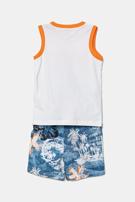 Guess komplet bawełniany niemowlęcy I5GG12.K8HM4.PPYA niebieski SS25
