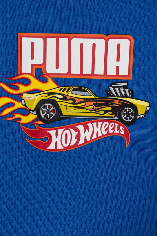 Puma gyerek melegítő X HOT WHEELS MINICATS Crew Set TR kék 630073