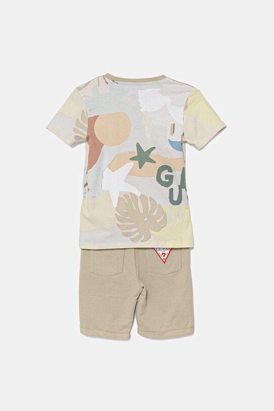 Дитячий бавовняний комплект Guess N5GG05.K8HM4.PPYA бежевий SS25