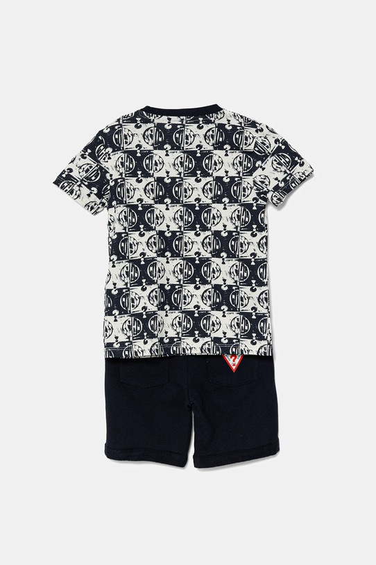 Detská bavlnená súprava Guess N5GG05.K8HM4.PPYA tmavomodrá SS25