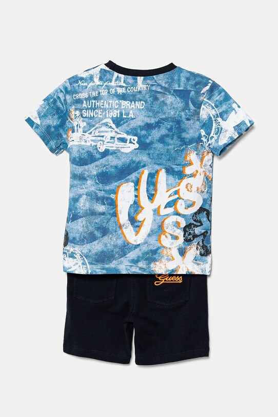 Guess set de bumbac pentru copii N5GG11.K8HM4.PPYA albastru SS25