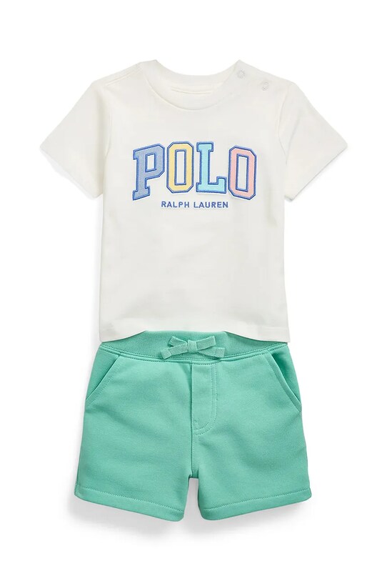 Комплект для немовлят Polo Ralph Lauren бавовна білий 320966475001