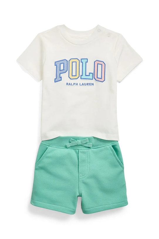 Polo Ralph Lauren baba szett dzsörzé fehér 320966475001