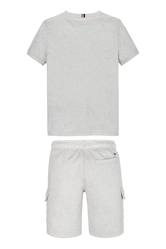 Băieți Tommy Hilfiger set de bumbac pentru copii KB0KB09661.86.122.PPYA alb