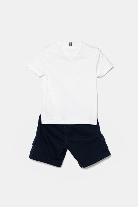 Băieți Tommy Hilfiger set de bumbac pentru copii KB0KB09661.86.122.PPYA bleumarin