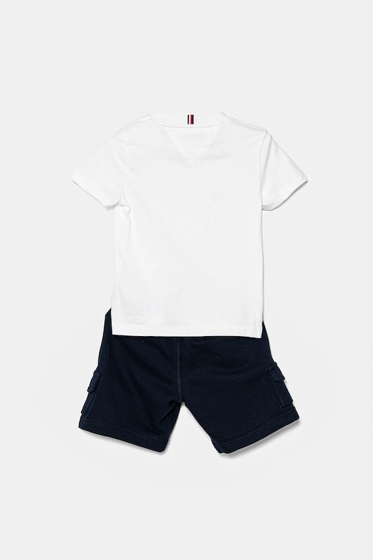 Fiú Tommy Hilfiger gyerek pamut melegítő szett KB0KB09661.86.122.PPYA sötétkék