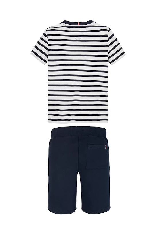 Tommy Hilfiger gyerek pamut melegítő szett KB0KB09666.128.176.PPYA sötétkék SS25