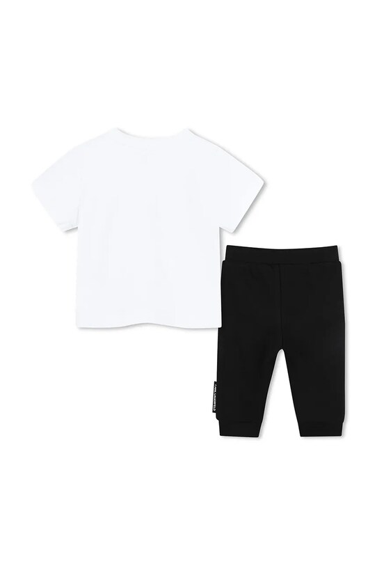 Băieți Karl Lagerfeld set de bumbac pentru copii Z30506.86.108 alb