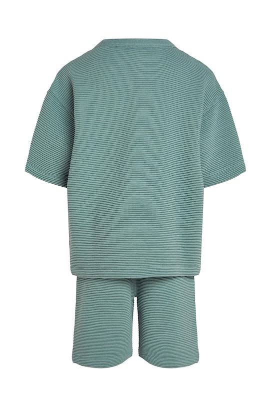 Chłopiec Calvin Klein Jeans komplet dziecięcy IB0IB02503.104.116.PPYA turkusowy