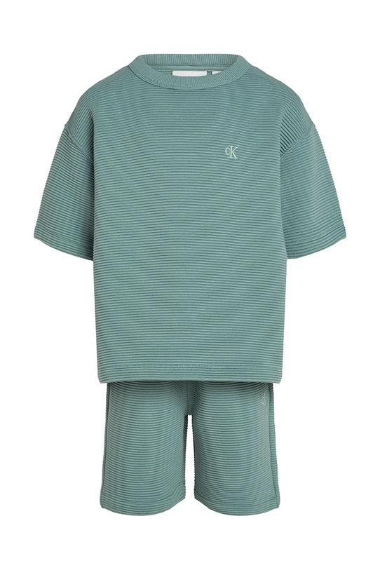 Dětská souprava Calvin Klein Jeans IB0IB02503.128.176.PPYA tyrkysová SS25