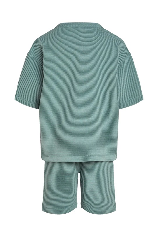 CHLAPEC Dětská souprava Calvin Klein Jeans IB0IB02503.128.176.PPYA tyrkysová