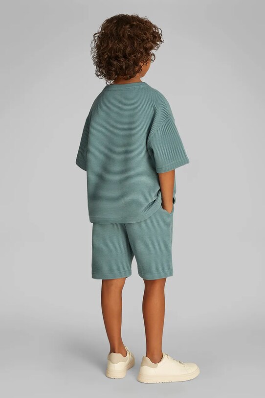 Dětská souprava Calvin Klein Jeans tyrkysová IB0IB02503.128.176.PPYA