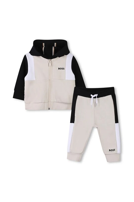 BOSS trening copii tricotaj bej J52129.86.94