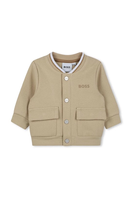 Băieți BOSS trening bebelusi 3-pack J52220 bej