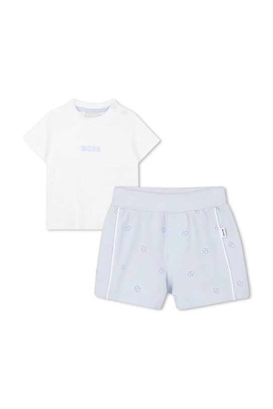 BOSS baba pamut melegítő dzsörzé fehér J52278