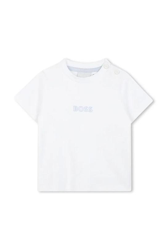 Fiú BOSS baba pamut melegítő J52278 fehér