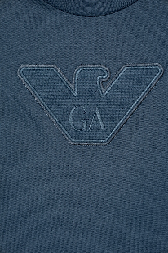 Pamučna dječja trenirka Emporio Armani plava EB000143.AF13304