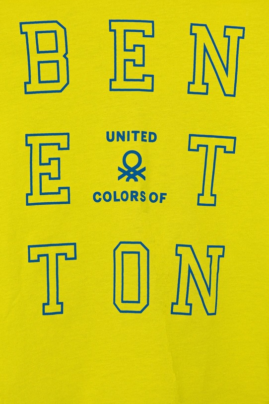 CHLAPEC Dětská bavlněná souprava United Colors of Benetton 3096CK00D.G.Seasonal žlutá