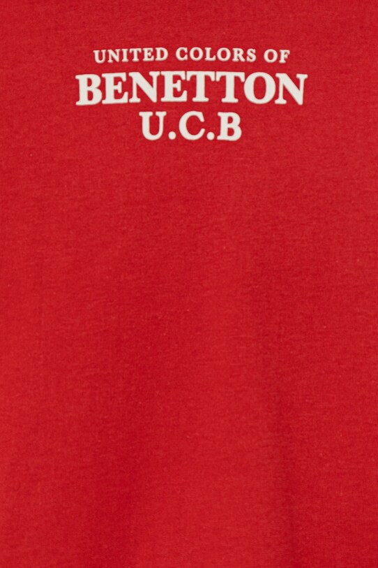 Băieți United Colors of Benetton set de bumbac pentru copii 3096CK00D.G.Seasonal rosu