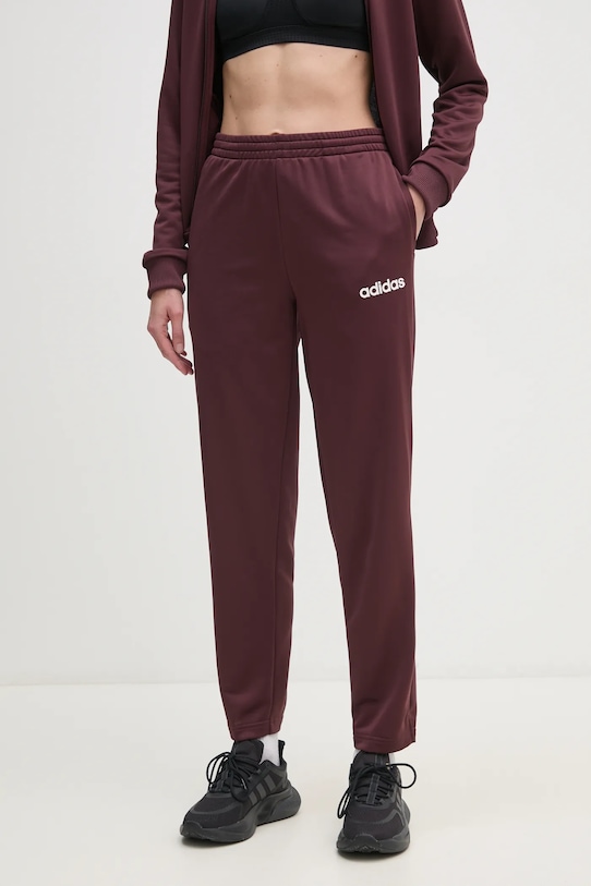 adidas dres LINEAR TS bordowy JD2698