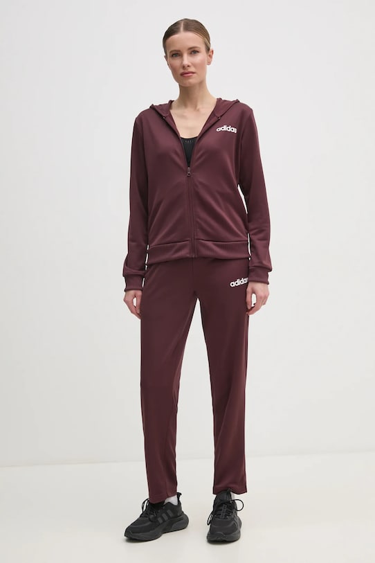 Спортивний костюм adidas LINEAR TS трикотаж червоний JD2698