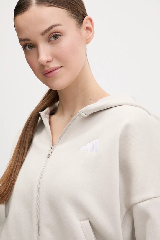 adidas tuta da ginnastica ENERGIZE JD2667 beige