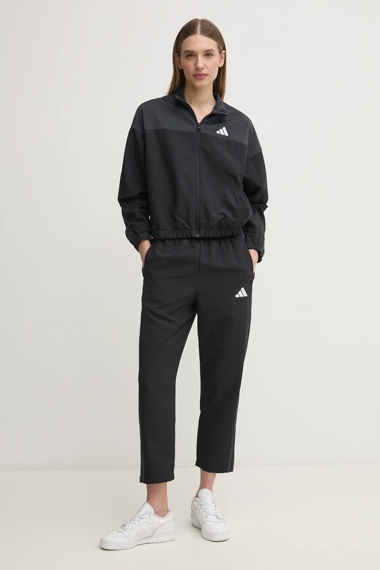 adidas melegítő szett BOLDBLOCK sima fekete JF3387