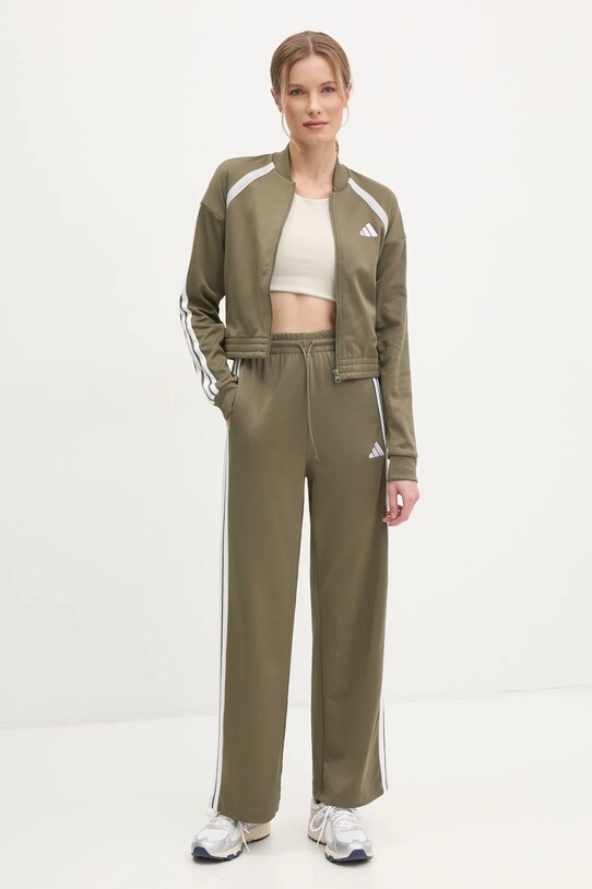 Tepláková súprava adidas TEAMSPORT pletenina zelená JD2676