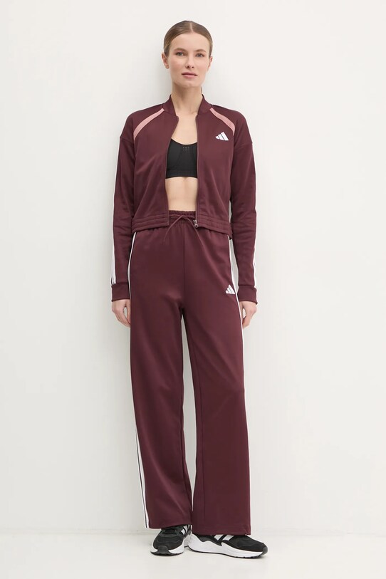 adidas melegítő szett TEAMSPORT JF3386 burgundia SS25