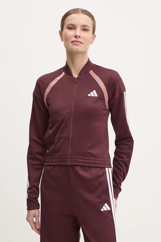 adidas melegítő szett TEAMSPORT burgundia JF3386