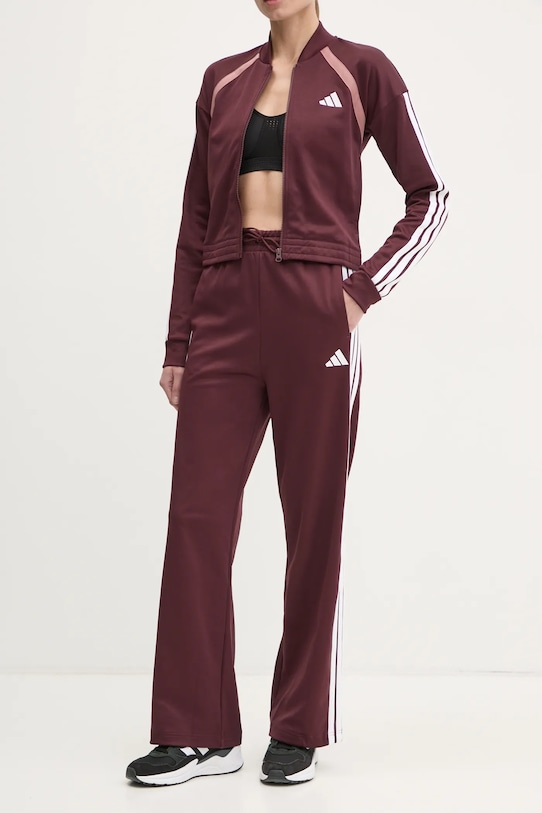 adidas dres TEAMSPORT JF3386 bordowy