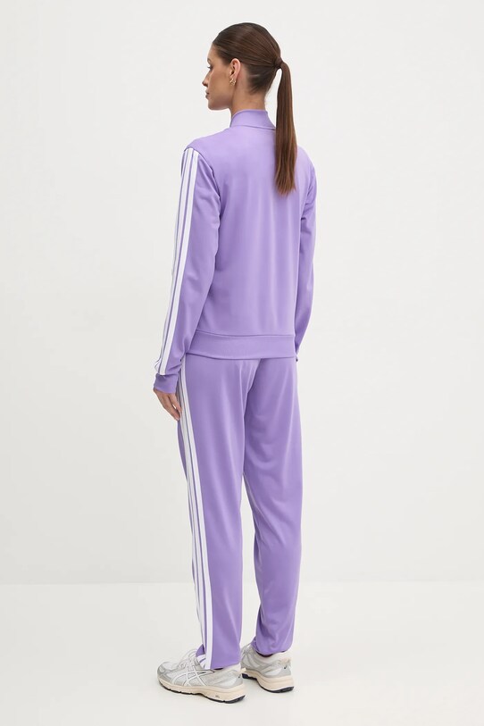 Oblečenie Tepláková súprava adidas 3-Stripes JD2690 fialová