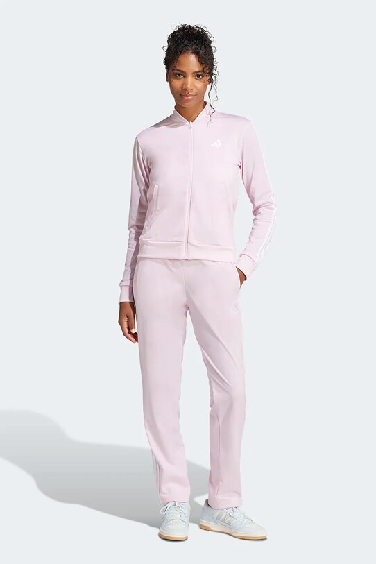 Спортивний костюм adidas 3-Stripes трикотаж рожевий JD5437