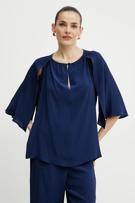 Marella bluză și pantaloni Emme by Marella 2515211022 bleumarin SS25