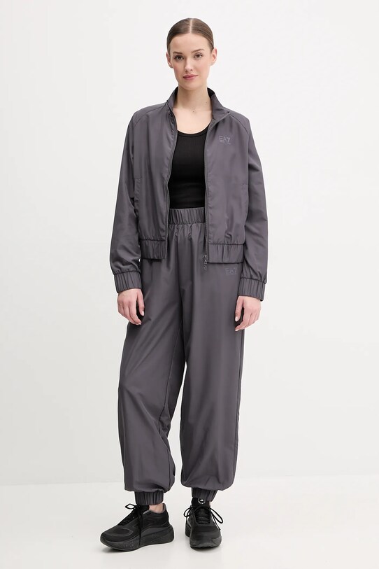 Спортивний костюм EA7 Emporio Armani тканина сірий AF12948.7W000118