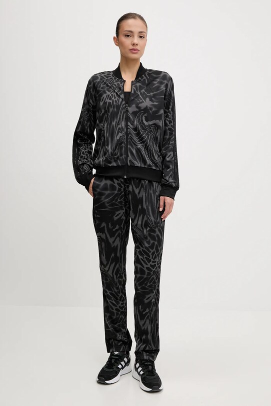 Tepláková súprava adidas 3-Stripes pletenina sivá JD2682