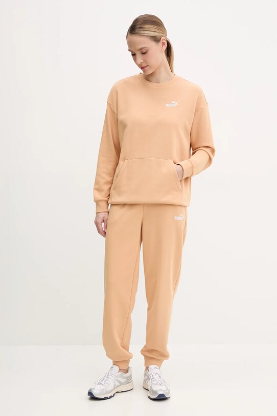 Puma dres dzianina beżowy 685074