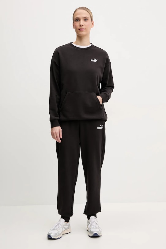 Puma dres dzianina czarny 685074