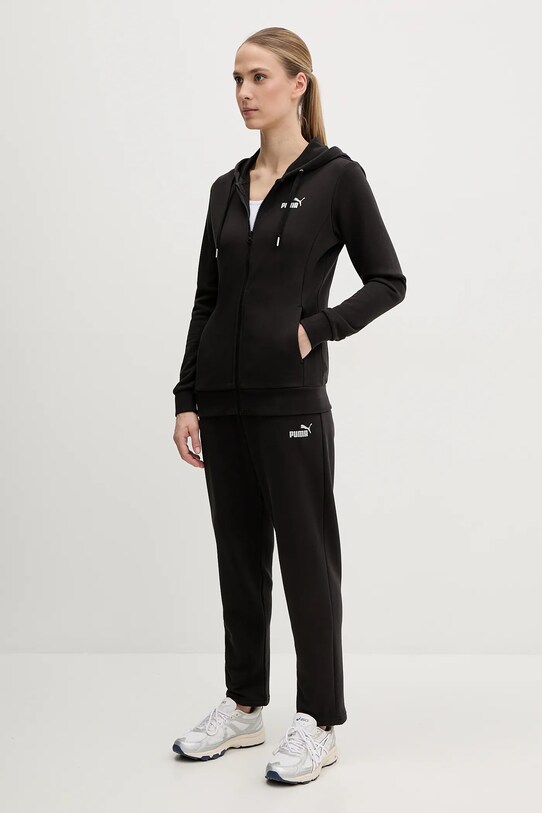 Puma dres dzianina czarny 685079.